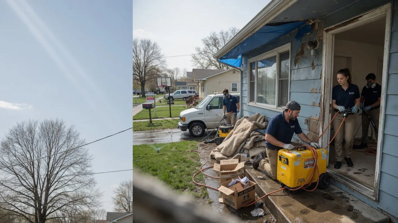 Basement Flood Cleanup in Larimore, ND near me